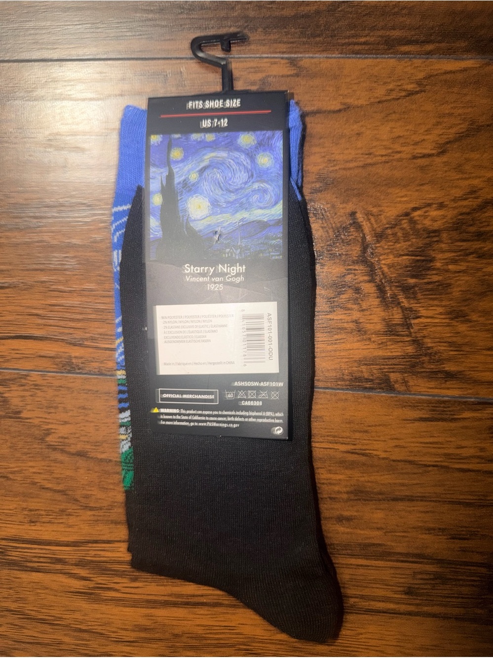Starry Night Crew Socks - Picture 2 of 2